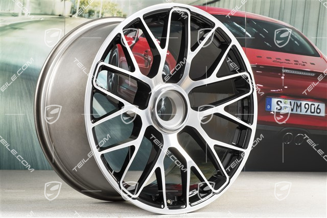 20" Felgensatz Turbo S, Zentralverschluss, 8,5J x 20 ET51 + 11J x 20 ET59