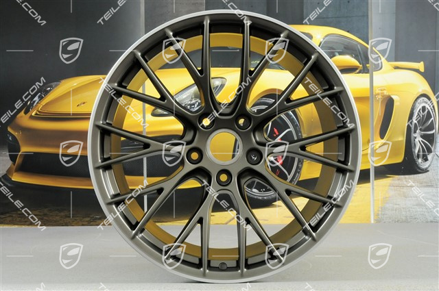 20" Komplet felg RS SPYDER Design, 8,5J x 20 ET49 + 11,5J x 20 ET56, platyna satynowy mat
