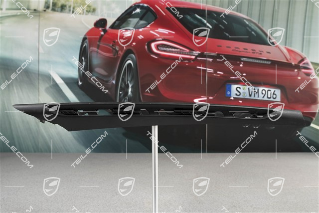 Lamelka / blenda zderzaka, czarny mat, R