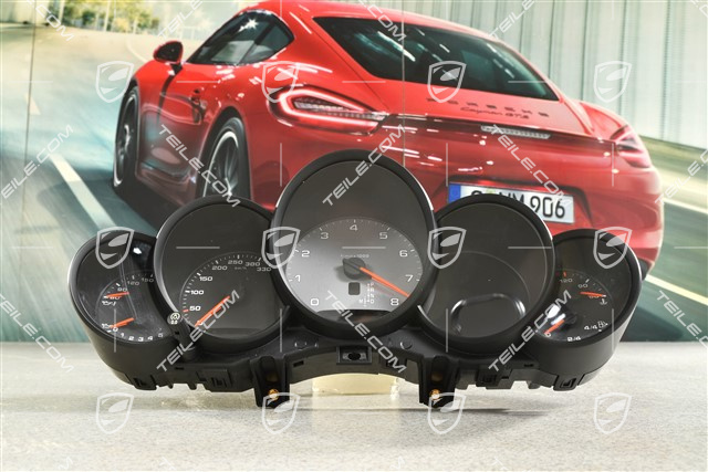 Instrument cluster / Speedometer, PDK, Silver Dials