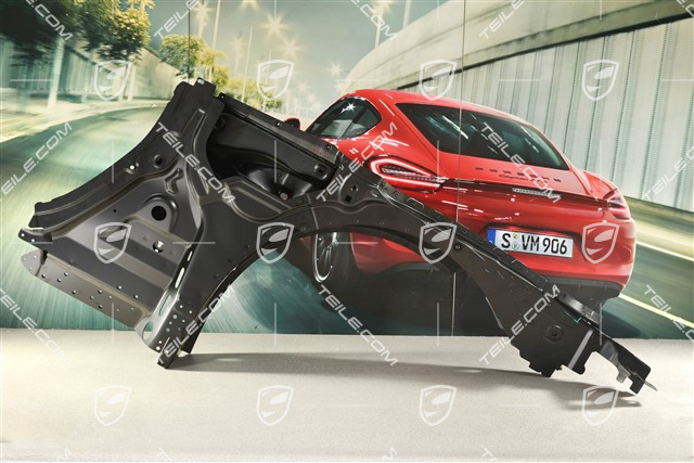 Cabrio, Seitenteil, Reparaturblech Heckseitenteil, Innenteil, R