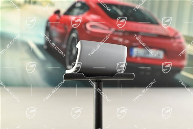 Abdeckung, Zuziehgriff, Oben, Schiefergrau, R