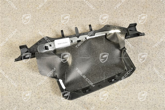 Cover, Instrument cluster / Steering column, Black