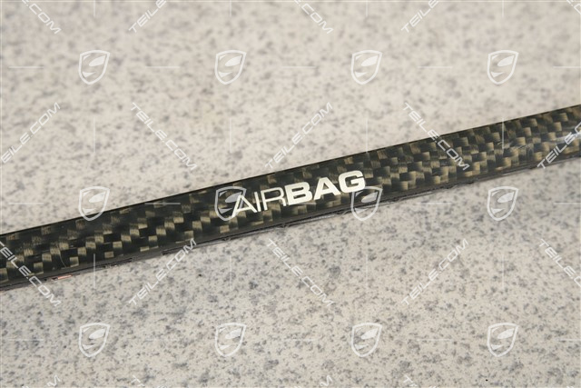 Dashboard trim, Carbon, Passenger side