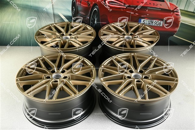 21" Felgensatz Cayenne RS Spyder Design, 11J x 21 ET58 + 9,5J x 21 ET46, neodyme