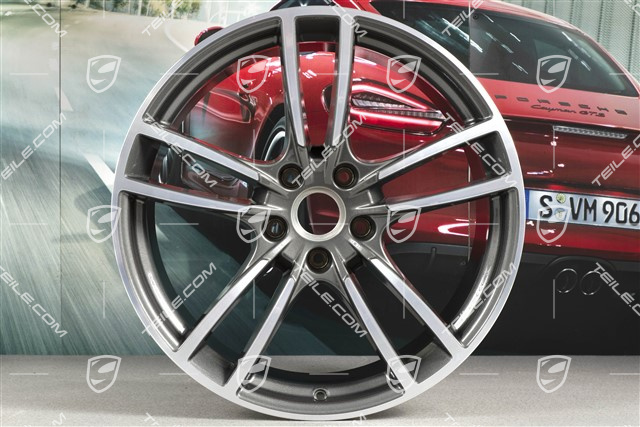 21" Komplet felg Cayenne Turbo, 11J x 21 ET58 + 9,5J x 21 ET46