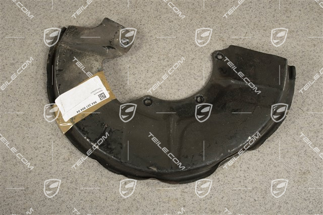 Front axle disc brake protective plate, R