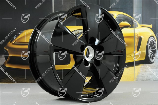 19" Cayenne Felge, 8,5J x 19 ET47, schwarz hochglanz