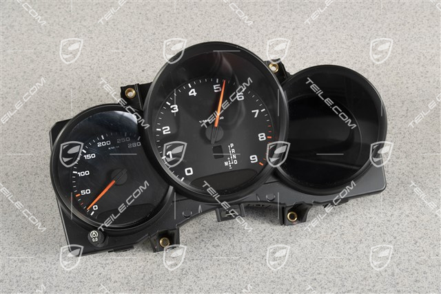 Kombiinstrument / Tacho, Zifferblätter in Schwarz, PDK