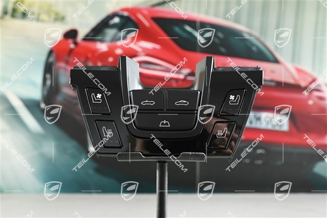 Convertible, Control panel / Keypad, seat heating and convertible top operation