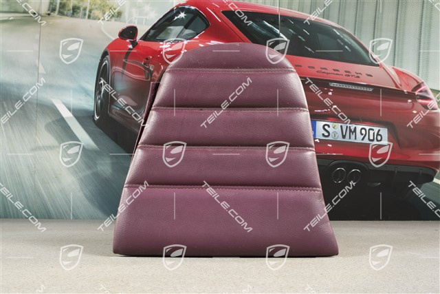Back seat lower / cushion, Leatherette, Magenta, R