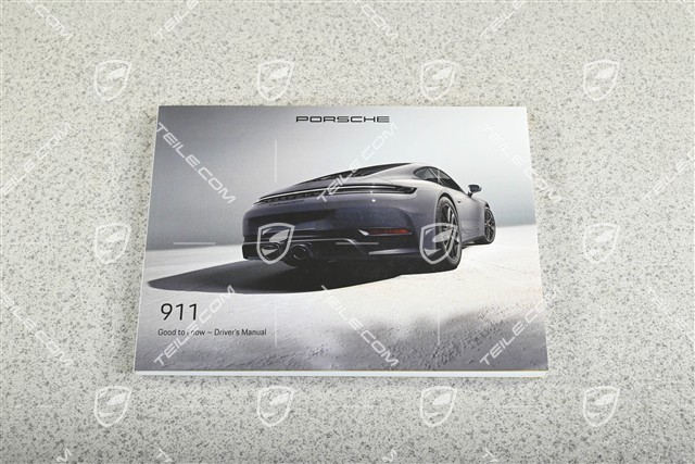 Porsche 911 992.2 Carrera/GTS Driver's Manual/Operating Instructions, English