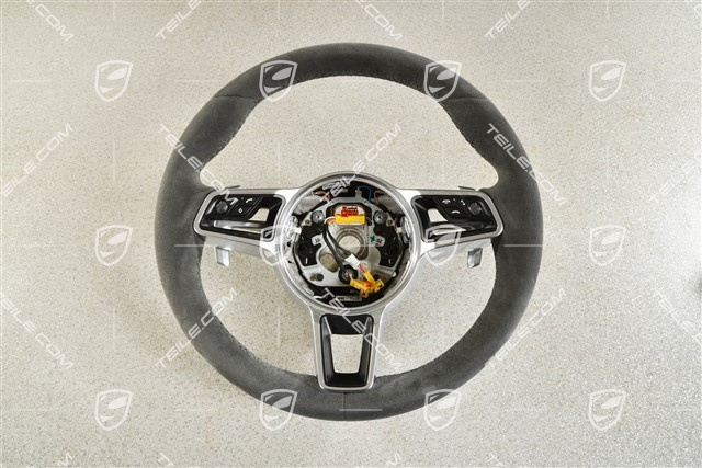 Multifunktionslenkrad, Alcantara, Schwarz