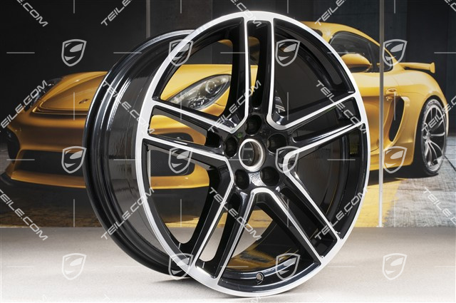 20" Felga "Macan Turbo", 9J x 20 ET26, BORBET, czarny perłowy metalik Jet Black