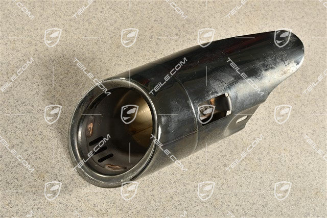 Endrohr, S 3.0L 250KW, innen/aussen, Schwarz, R