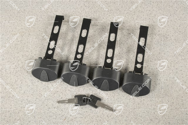 1 Set of lock cylinders, Roof carrier