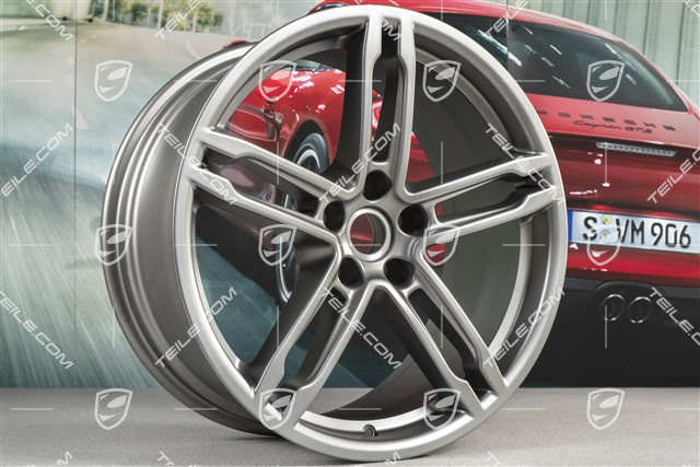 19" wheel, Turbo, 9J x 19 ET21, platinum satin-matt