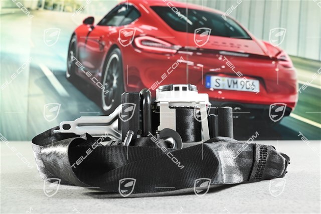 Seat belt, front, Black, R