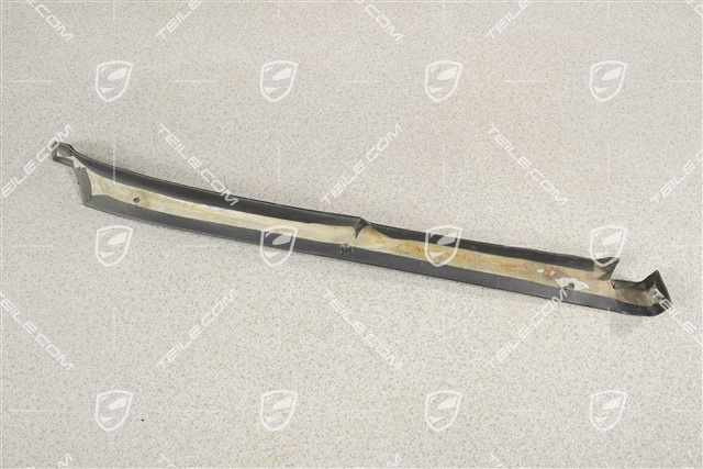 Fond-Schluesselleiste Seitenwandverkleidungsleiste, Kunstleder, Schwarz, Coupe, R