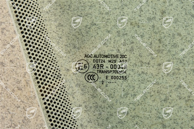 Door window glass, R