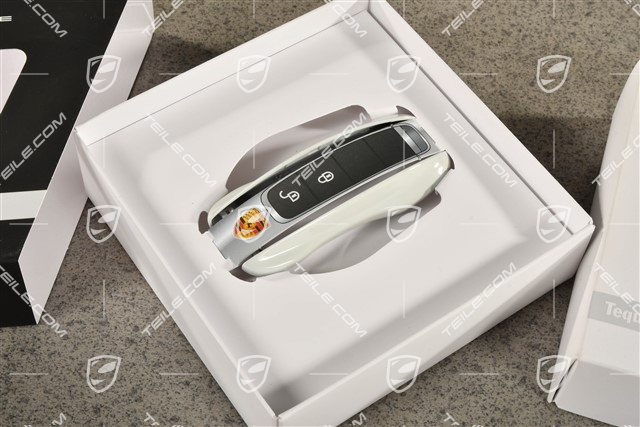 Fahrzeugschlüssel Schlüsselkappe, lackiert Weiss
