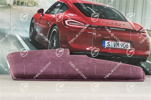 Ablagekasten Türverkleidung , Teppich / Kunstleder, Magenta, L
