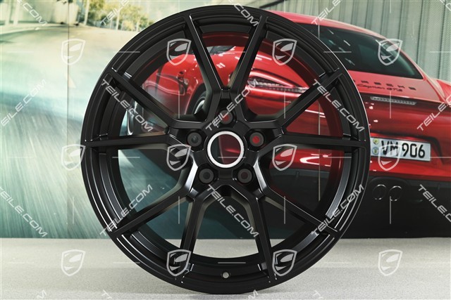 20-inch wheel rim, Cayenne S, 10,5J x 20 ET55,  black satin-matt