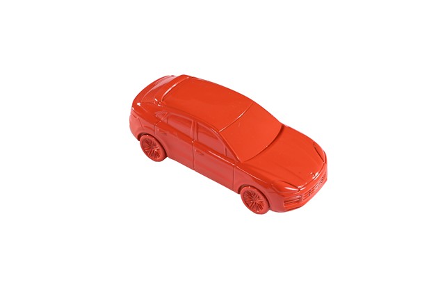 Porsche Cayenne Turbo Coupé - model car / paperweight Lava