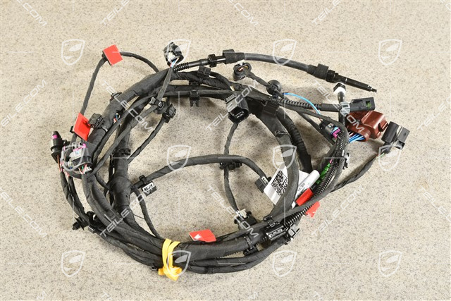 Wiring harness / Cable loom for rear bumper, parking assistant / Real Top View