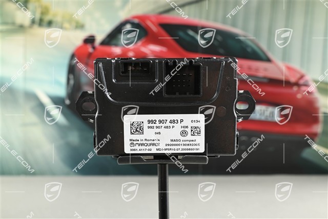 Control unit rear spoiler