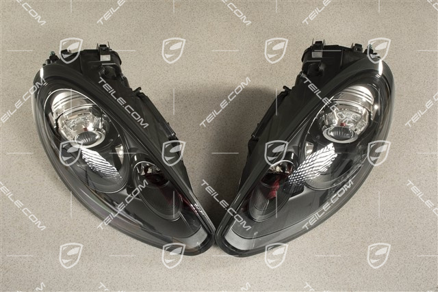 Scheinwerfersatz, Schwarz, BiXenon Licht system, dynamisches Kurvenlicht