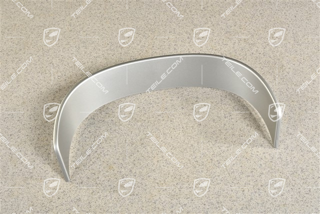 Cover trim plate (above tailpipe), Aerokit rear bumper titanium metallic