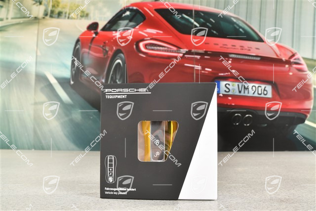 Vehicle key side faces / Key cap, Painted / lacquered, set Racing Yellow