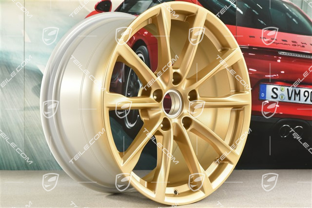 19" Felga Boxster S, 10J x 19 ET45, aurum satynowy półmat