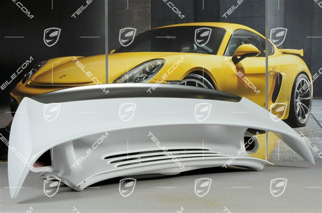 GT2 / GT2 RS Rear spoiler set (engine lid, wing, CARBON lip spoiler), incl. small pieces