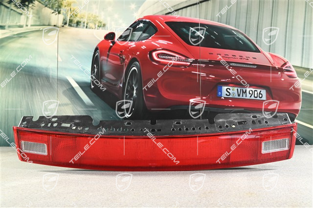 Rear light covering, repaired