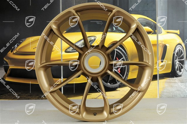 21" felga GT3RS, z napisem GT3RS, 12,5J x 21 ET48, aurum metalik
