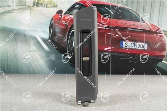 Verkleidung, B-Säule, Leder, Schwarz, Coupe, R