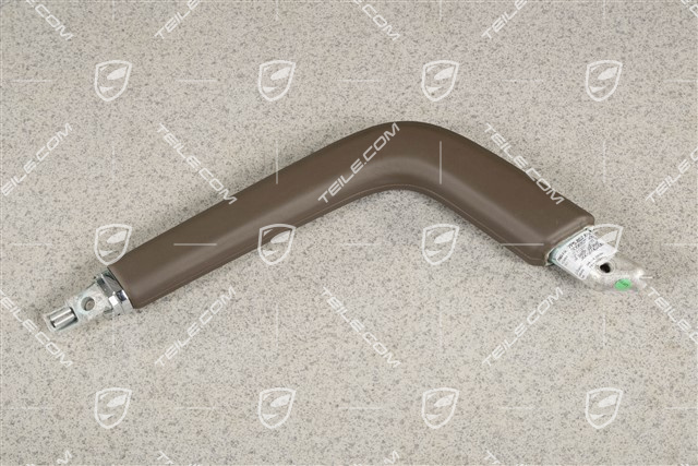 Grab handle centre console, Leather, Saddle brown, R