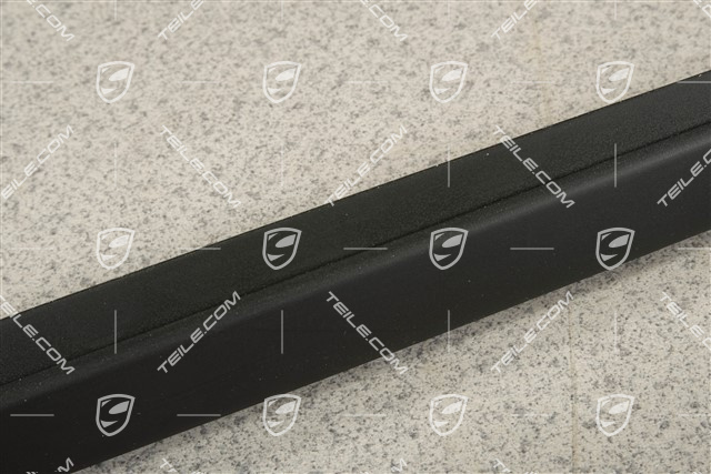 Water deflector strip, Satin black, L