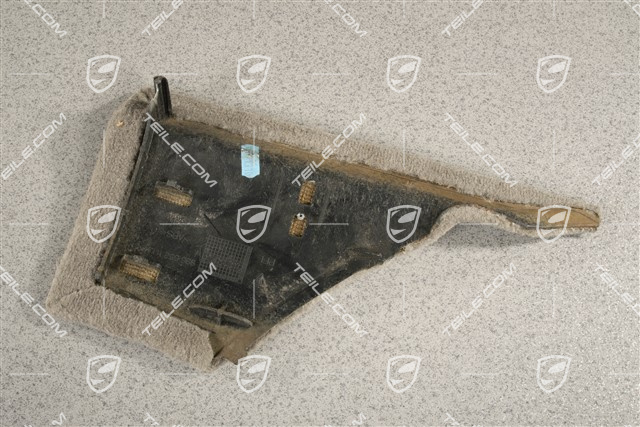 Centre console, Lateral cover, Graphite grey, L