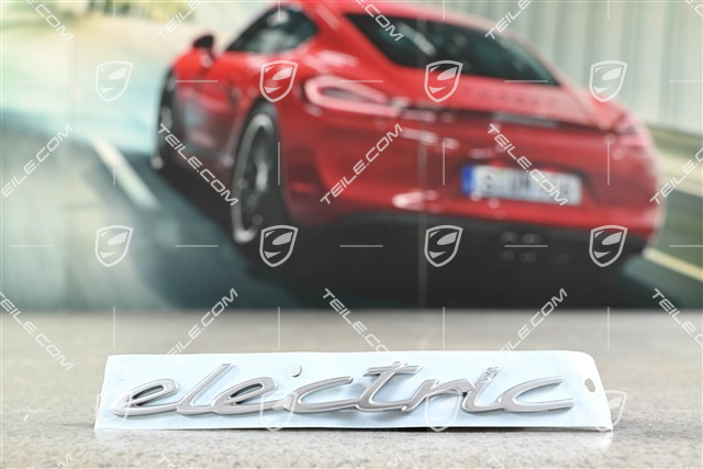 Emblemat ELECTRIC Light Silver Metallic, L=R