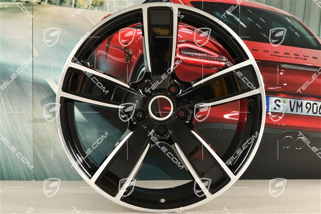 22-inch Sport Classic wheel rim, 11,5J x 22 ET52, black high gloss