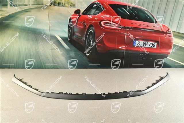 GTS / Sport Design, Front bumper spoiler / lower part trim, Black