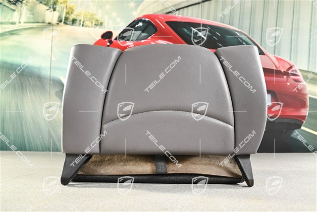 Notsitzrückenlehne / Rücksitz / Rückenlehne, hinten, Kunstleder, Classic Grau, Coupe / Targa, L