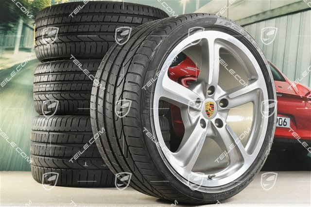 20" SportTechno Sommerräder Satz, Felgen 9J x 20 ET51 + 11,5J x 20 ET68, Pirelli P Zero Sommerreifen 245/35 R20 + 305/30 R20, ohne RDK-Sensoren