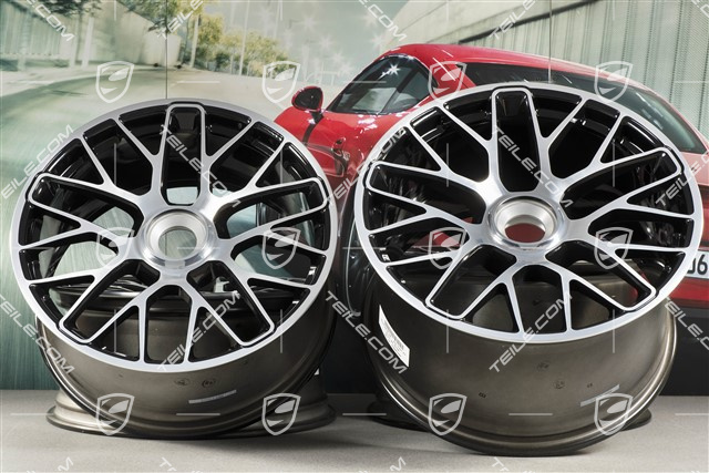 20" felgi Turbo S, komplet, centralne mocowanie, 9J x 20 ET51 + 11,5J x 20 ET56