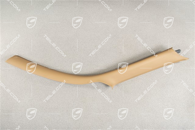 Tapicerka słupka-A, Coupe, Skóra, Sand beige, R