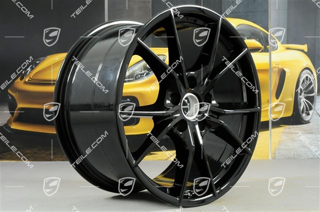 20" Felge Carrera S (IV), 11J x 20 ET78, für den 991.2 C2/C2S / Winterbetrieb, Tiefschwarz Metallic