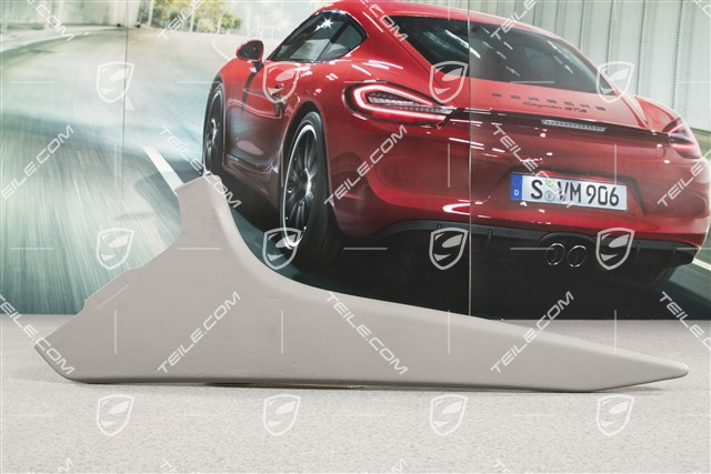 Mittelkonsole, Blende, Leder, seitlich, Platingrau, L